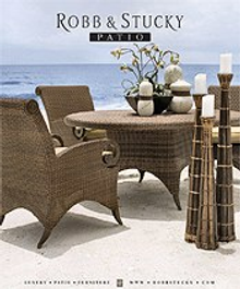 Picture of luxury outdoor furniture from Robb & Stucky Patio catalog