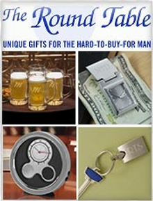 Picture of personalized mens gifts from Roundtablegifts.com catalog
