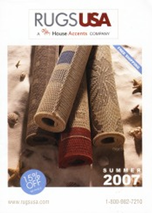 Picture of dining room rugs from Rugs USA catalog