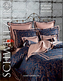 Picture of linens for the home from Schweitzer Linen catalog