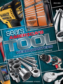 Picture of sears tool catalog from Sears - America's Tool Headquarters catalog