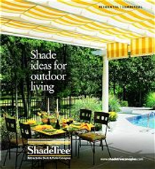 Picture of retractable awnings from ShadeTree Canopies catalog