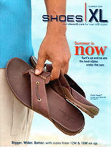 Picture of wide size shoes from Shoes XL catalog