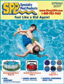 Picture of pool products and equipment from Specialty Pool Products catalog