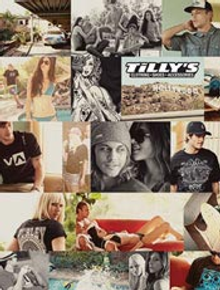 Picture of trendy juniors clothing from Tilly's catalog
