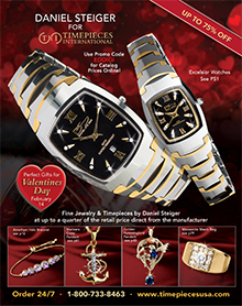 Picture of luxury timepieces from Timepieces International catalog