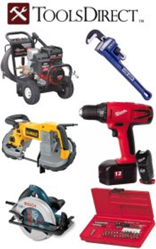 Picture of DeWalt tools from ToolsDirect.com catalog