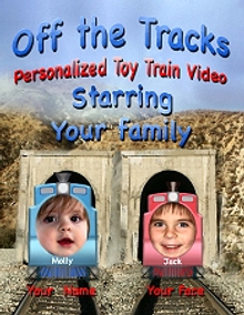 Picture of personalized toddler gifts from U-TrainDVD.com catalog