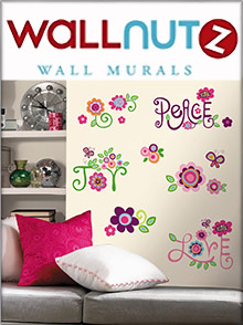 Picture of wall murals from Wallnutz Wall Murals catalog