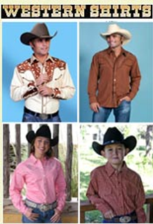 Picture of retro western shirts from WesternShirts.com catalog