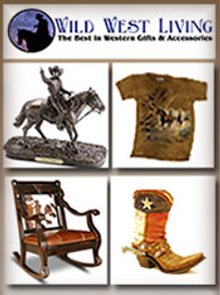 Picture of western accessories from Wild West Living catalog