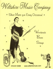 Picture of flute sheet music from Wiltshire Music Company catalog
