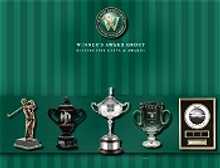 Picture of trophy golf awards from Winner's Award Group catalog