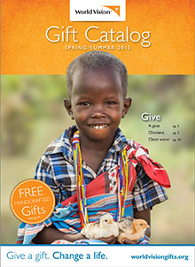 Picture of world vision gift catalog from World Vision catalog