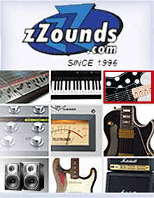 Picture of Marshall amplifiers from zZounds Music catalog