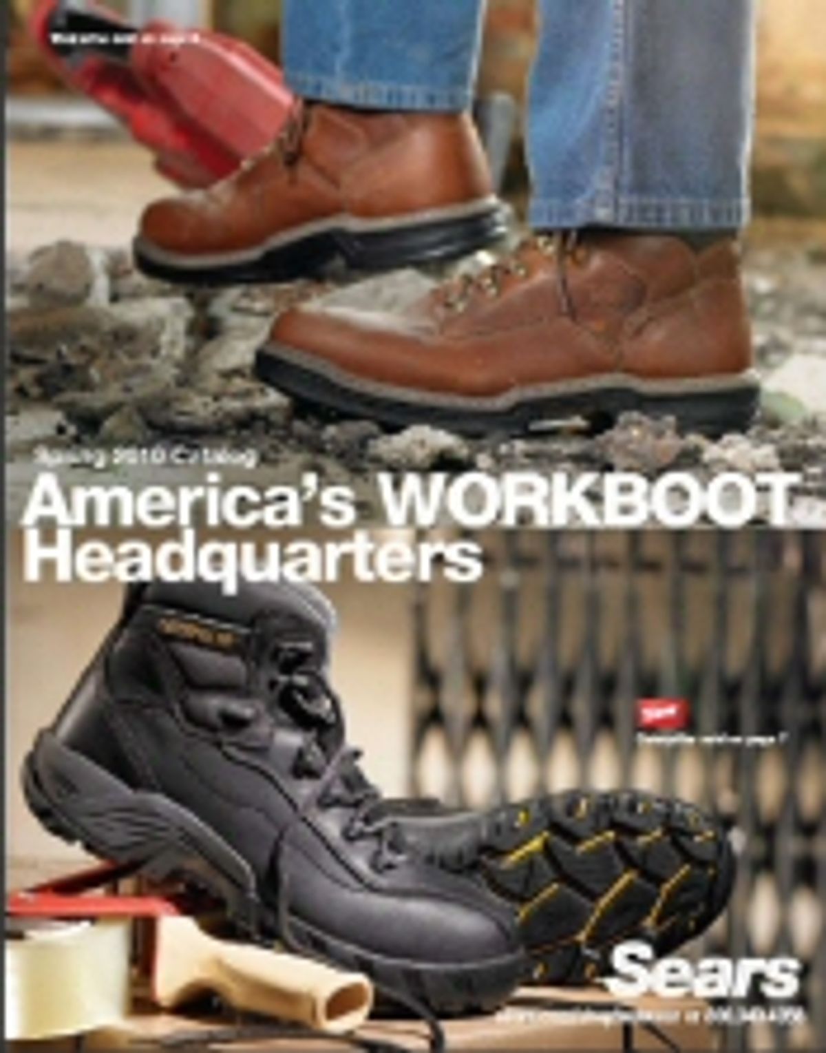 sears waterproof work boots
