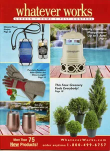 Whatever Works Catalog Cover, Outdoor Living catalogs