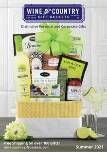 Wine Country Gifts Catalog Cover