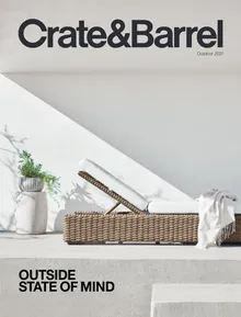Crate & Barrel Catalog Cover, country Decor Mail Order